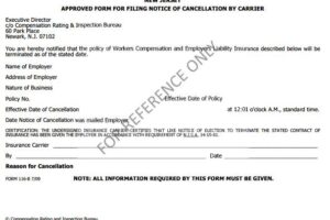How to Properly Cancel a Workers’ Compensation Policy